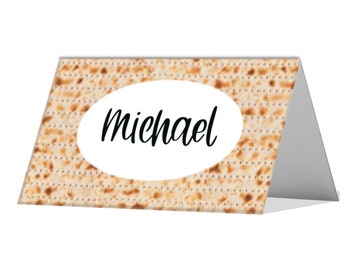 Personalized Passover Name Place Cards