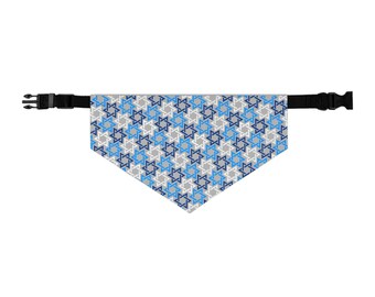 Jüdisches Haustier Bandana Halsband, Magen David Haustier Geschenk, jüdischer Haustier Geschenk, jüdischer Hund, jüdische Katze