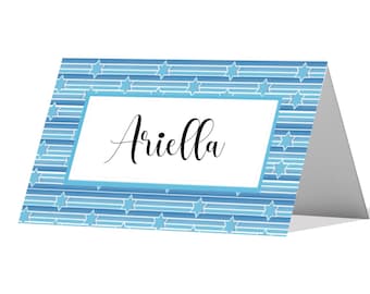 Personalisierte Passah-Namenskarten, personalisierte Tischkarten, Pessach-Namenskarten, anpassbare Namenskarten, Pessach-Dekor