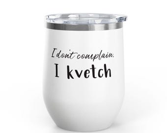 Wine Tumbler, Jewish Gift, Yiddish Gift, Funny Jewish, Wine Tumbler Gift, Hanukkah Gift, Passover Gift, Jewish Celebration, Jewish Holiday