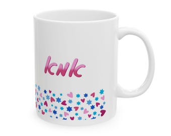 Jüdische Mutter Keramiktasse, Ima Becher Geschenk für jüdische Mutter, Hebräische Mama Kaffeetasse, Jüdische Mama Teetasse, Chanukka Geschenk für Mutter, Jüdische Eltern