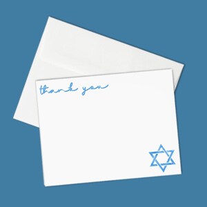 Jeu de 12 cartes de remerciement, jeu de cartes, cartes de correspondance juives