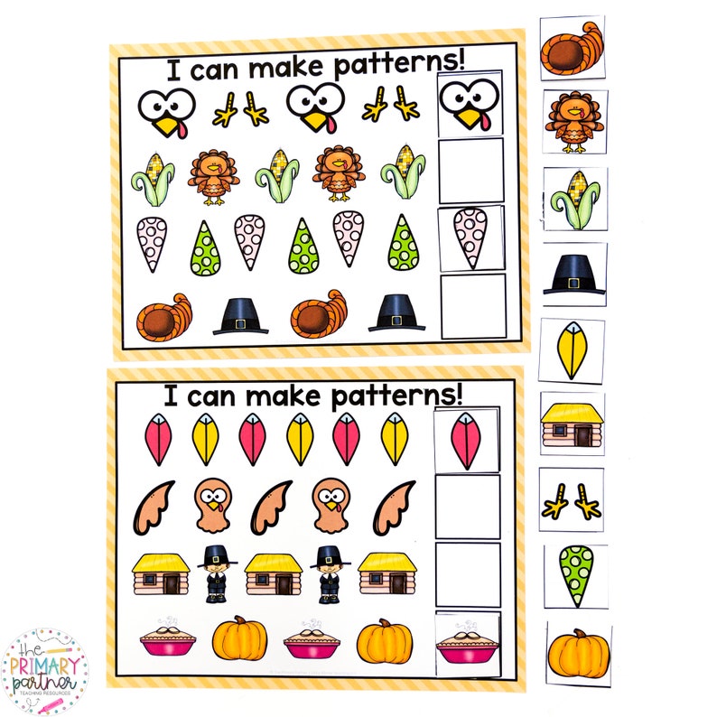 November Preschool Activity Bundle Printable Fall Activities - Etsy
