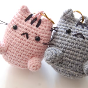 Knitted PUSHEEN the cat Unique Kawaii Exclusive Toy By Mum Handicraft Sweet Cute Amigurumi Lovers Mamisie