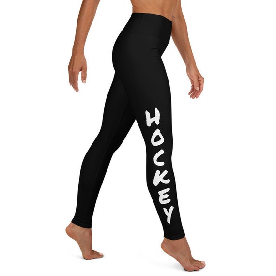 Hockey Yoga Leggings | Etsy