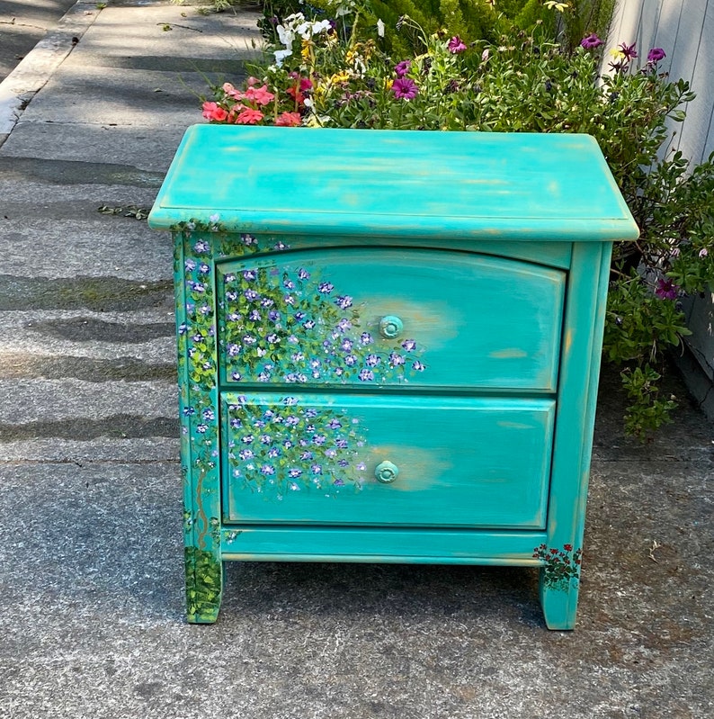 SOLD OUT Night Stand Shabby Chic End Table Nightstand Etsy