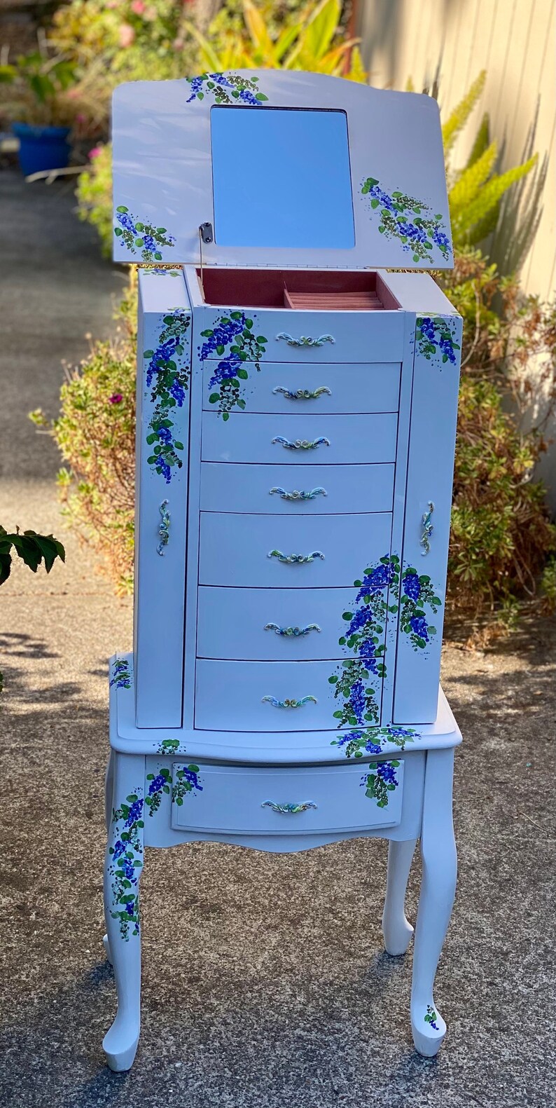 Sold Unavailable Jewelry Armoire Vintage Jewelry Box Etsy