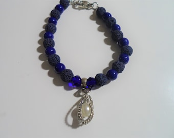 Volcanic stone beads Bracelet