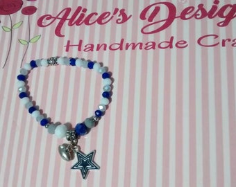 Handmade Dallas Cowboy Bracelet