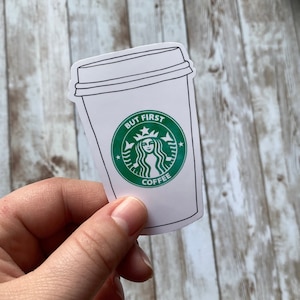 Starbucks Sticker Pack Bundle, Planner Stickers, Custom Stickers