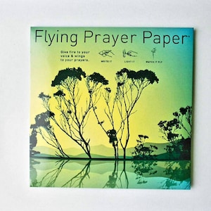 Flying Wish Paper - REFLECTION PRAYER! Write It, Light It & Watch It fly! Large Kit with 50 Wishes!