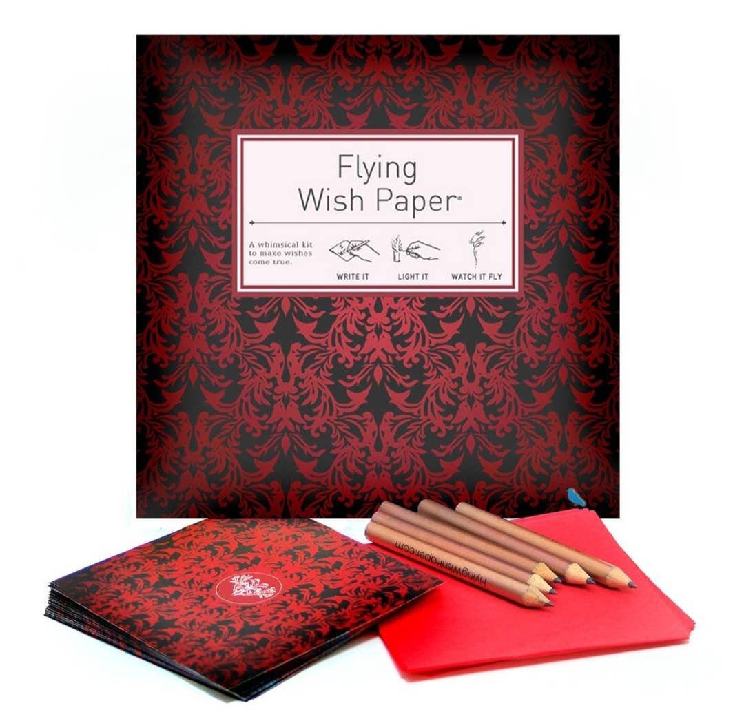 Flying Wish Paper RED VELVET DESIGNS Write It, Light It & Watch It