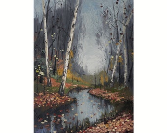 Oil Painting, Landscape Painting, Art, Oil Painting Original, Oil Painting Landscape, Autumn Oil Painting