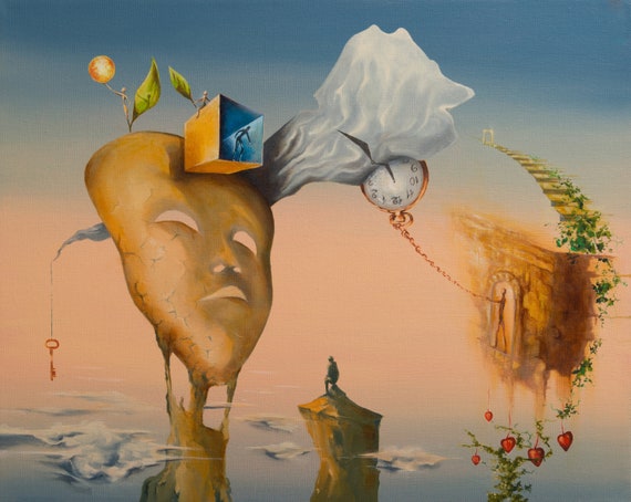 Surreal Painting Dreamy Art Pop Surrealism