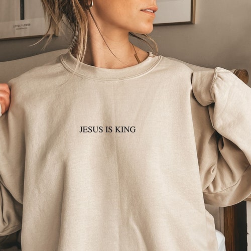 Jesus is King Inspired Crewneck Kanye West Sunday Service - Etsy