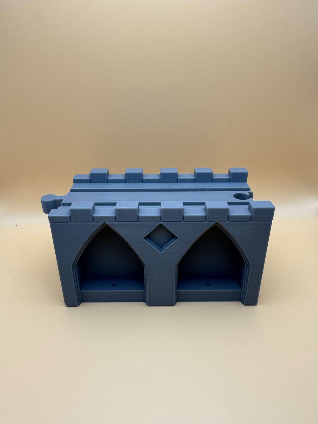 3D Printed Wooden Train Piece | Castle Rampart | Gothic Theme - Etsy