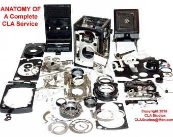 YASHICA Mat Series* TLR Camera Full CLA Restoration Service by Yashica Technician with 6 months Warranty*