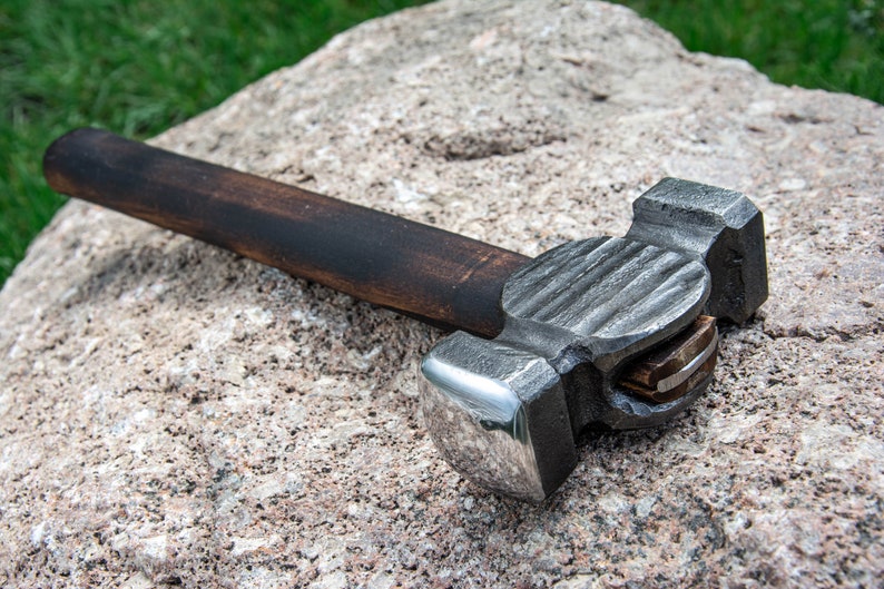 Hammer for blacksmithing Square Circle Rounding Hammer 3lb Etsy