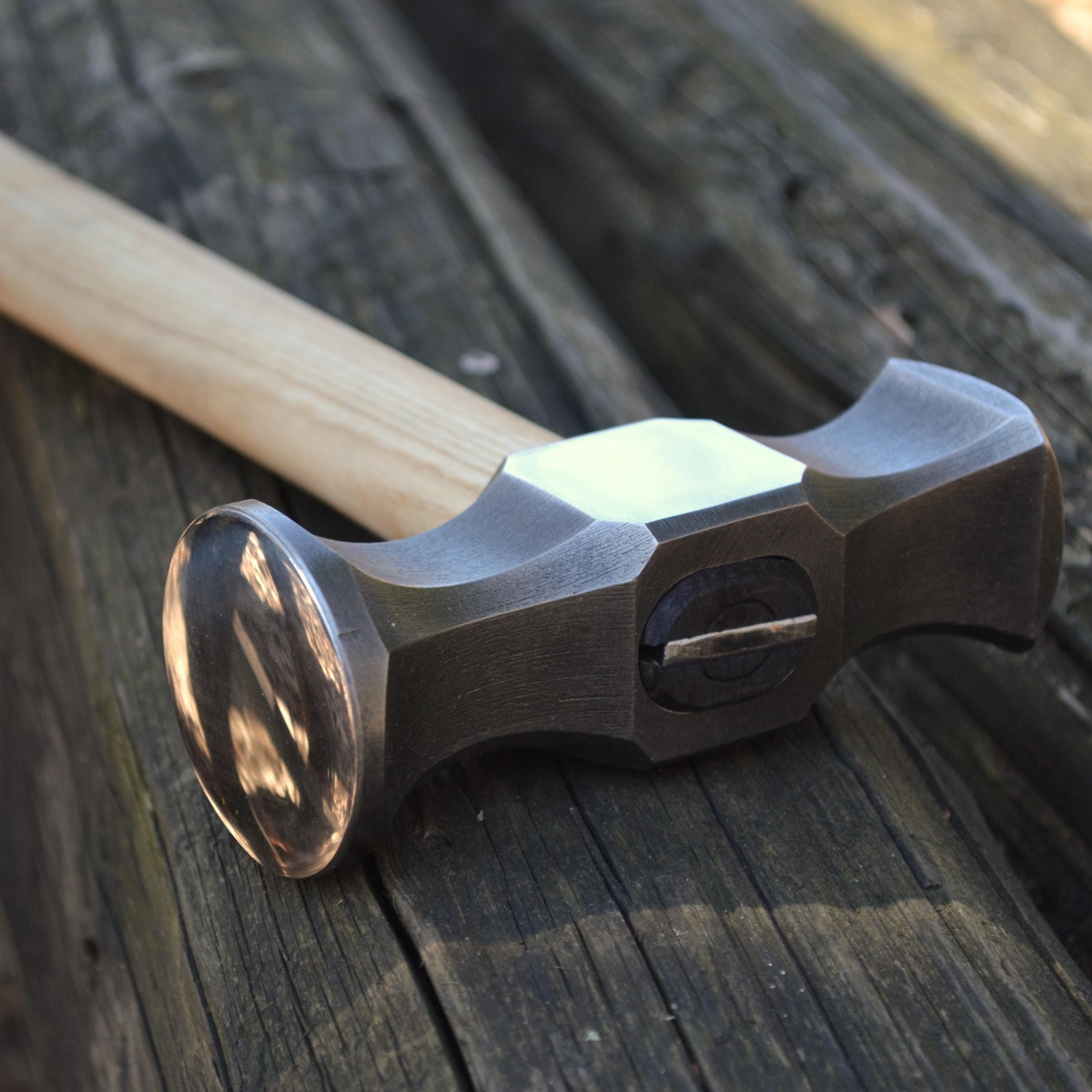 Forged Rounding Hammer for Blacksmith – AISI 1045 Steel - Etsy