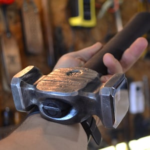 Hand Forged Hammer – High Carbon Steel Rounding Hammer Blacksmithing Tool