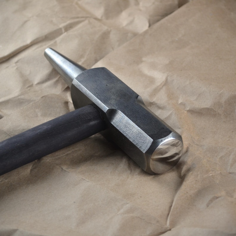 Hand Forged Blacksmith Hammer: Hot Punch Rounding Tool, 2.2lb - Etsy