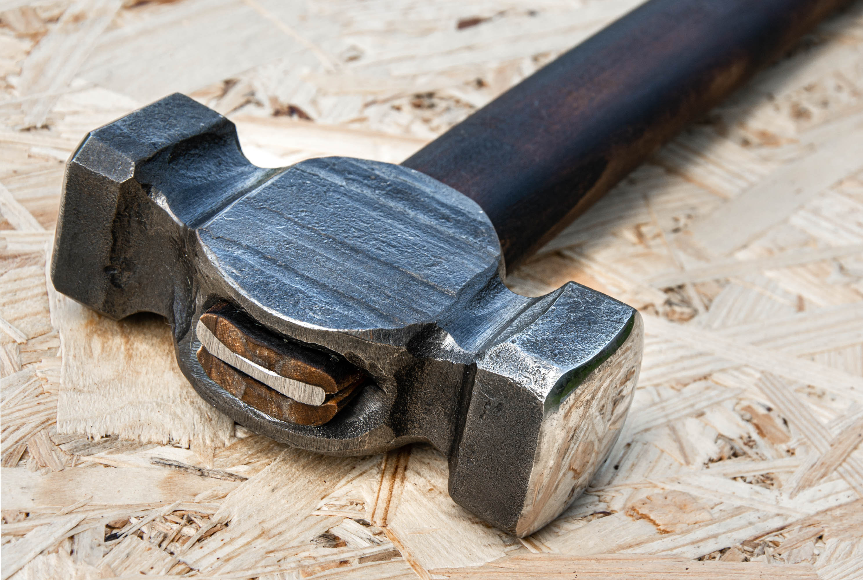 Hammer for blacksmithing Square Circle Rounding Hammer 2lb Etsy