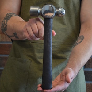 2 lb Ball-Peen Hammer: Forged High-Carbon Steel, Ashwood Handle