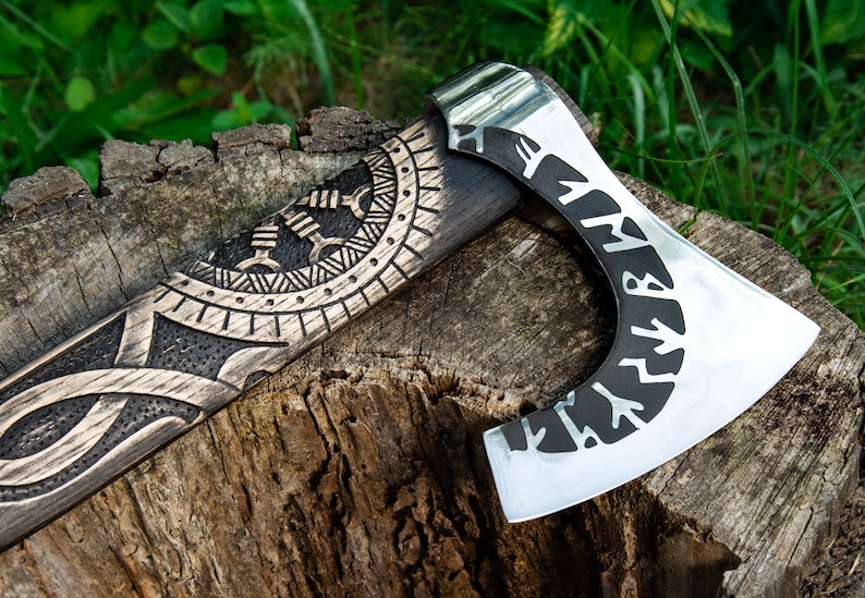 Axt Viking Othala beste Männer Geschenk Wikinger Axt | Etsy