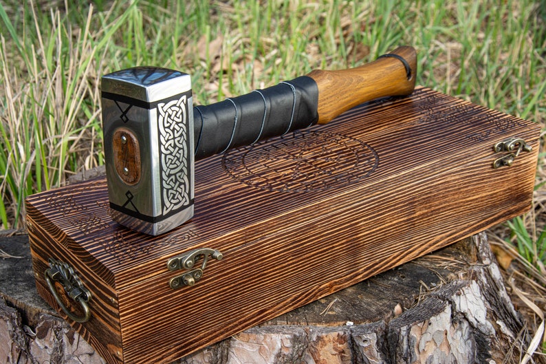 Scandinavian viking hammer Othala rune hammer viking hammer Etsy