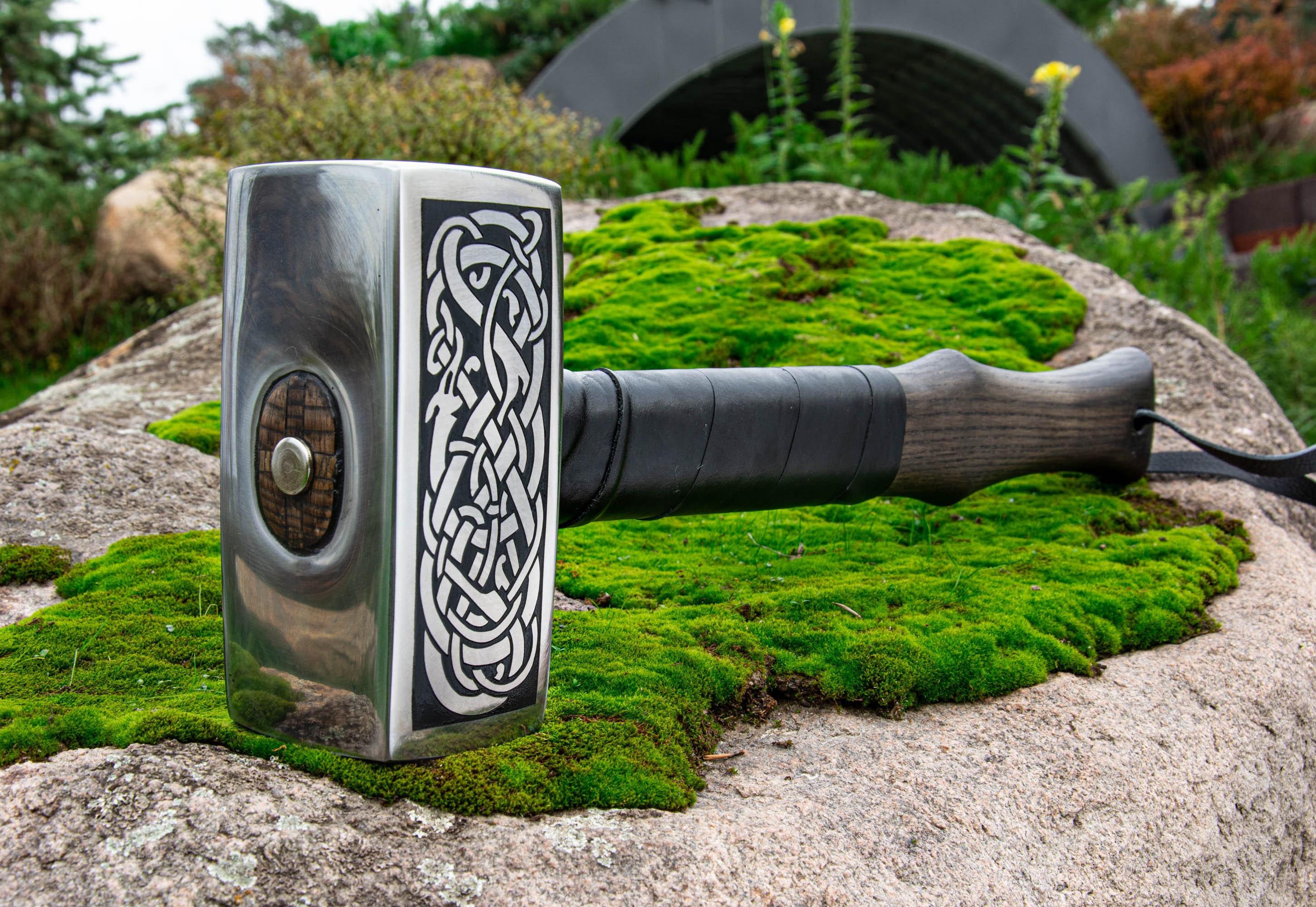 Celtic ornament hammer Custom Viking hammer father's Etsy