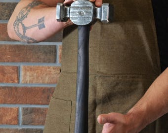 Blacksmith Hammer – Square Circle Rounding Hammer | Hand-Forged with Custom Engraving Option