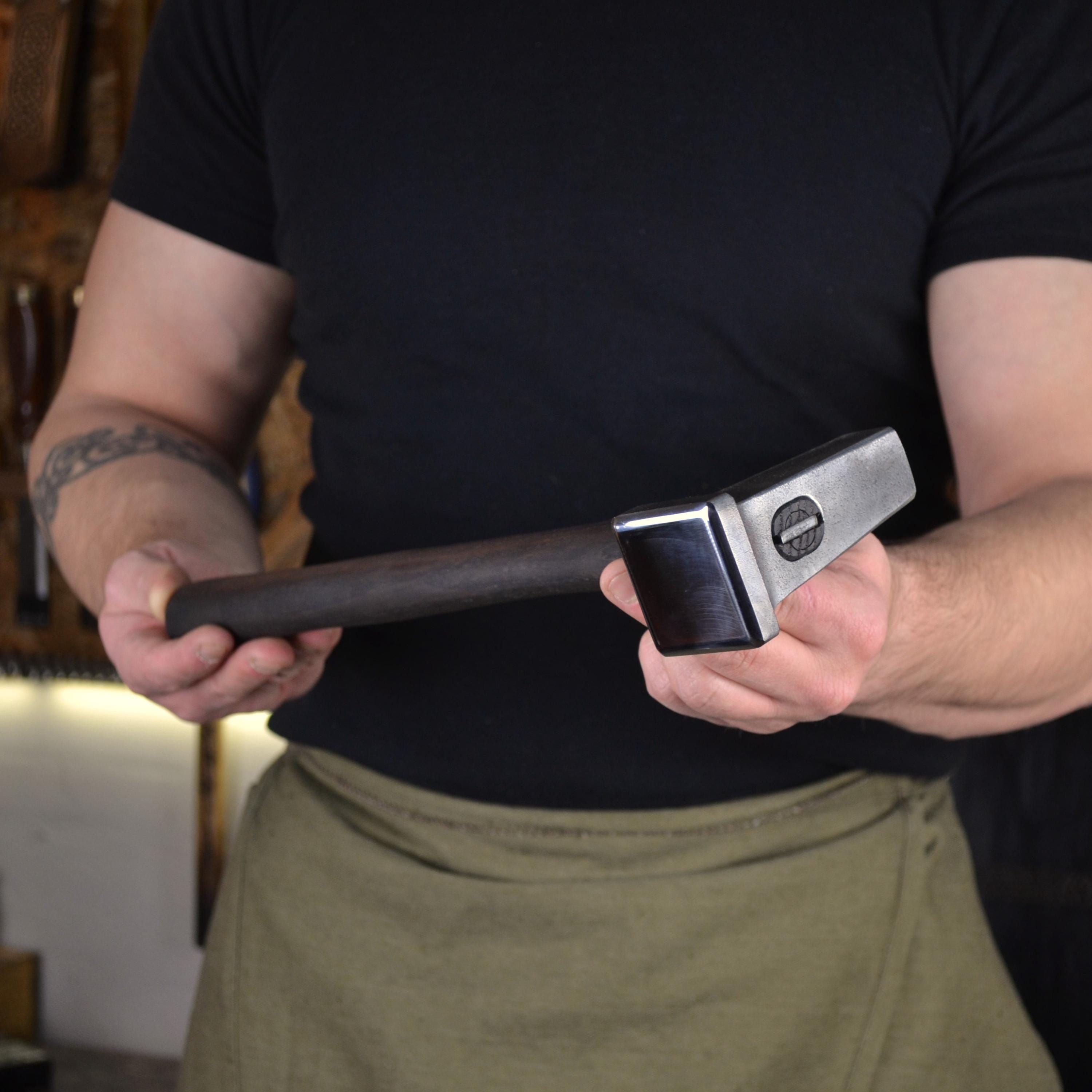 Flatter Rool Blacksmith Hammer (flatter) 2.5lbs - Professional Blacksmiths Tool for ...