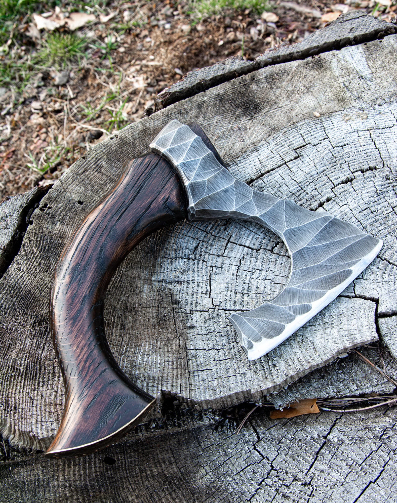 Meat cleaver Butcher's steel axe chopper kitchen axe Etsy