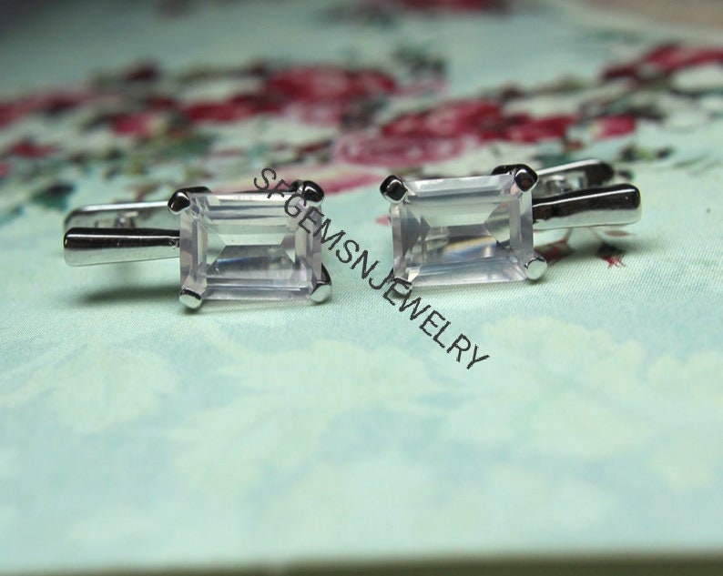 Rose Quartz Earrings-White Stone Earring-Rose Quartz Earrings-Stone Earrings-Genuine Rose Quartz Earrings-Lack Bank Earrings