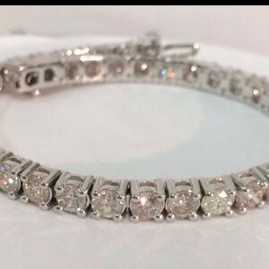 Sterling Silver CZ Bracelet | Classic Tennis bracelet | Tennis Bracelet | Cubic Zirconia Bracelet | Wedding Bracelet | Women CZ Bracelet