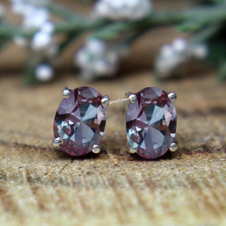 Real alexandrite earrings deals