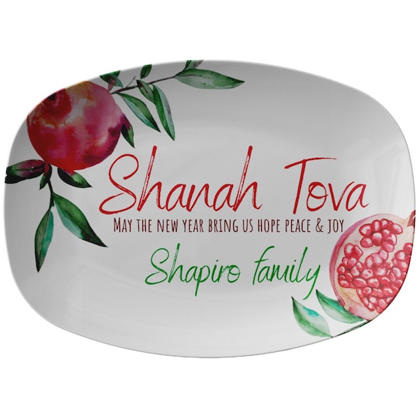 Rosh Hashanah Plate Etsy