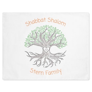 Personalized Challah Cover | Tree Of Life | Challah Cover for Shabbat | Jewish Wedding Gift | Jewish Tradition | Challah cover custom