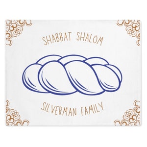Personalized Challah Cover | Challah Cover for Shabbat | Jewish Wedding Gift | Jewish Tradition | Challah cover custom