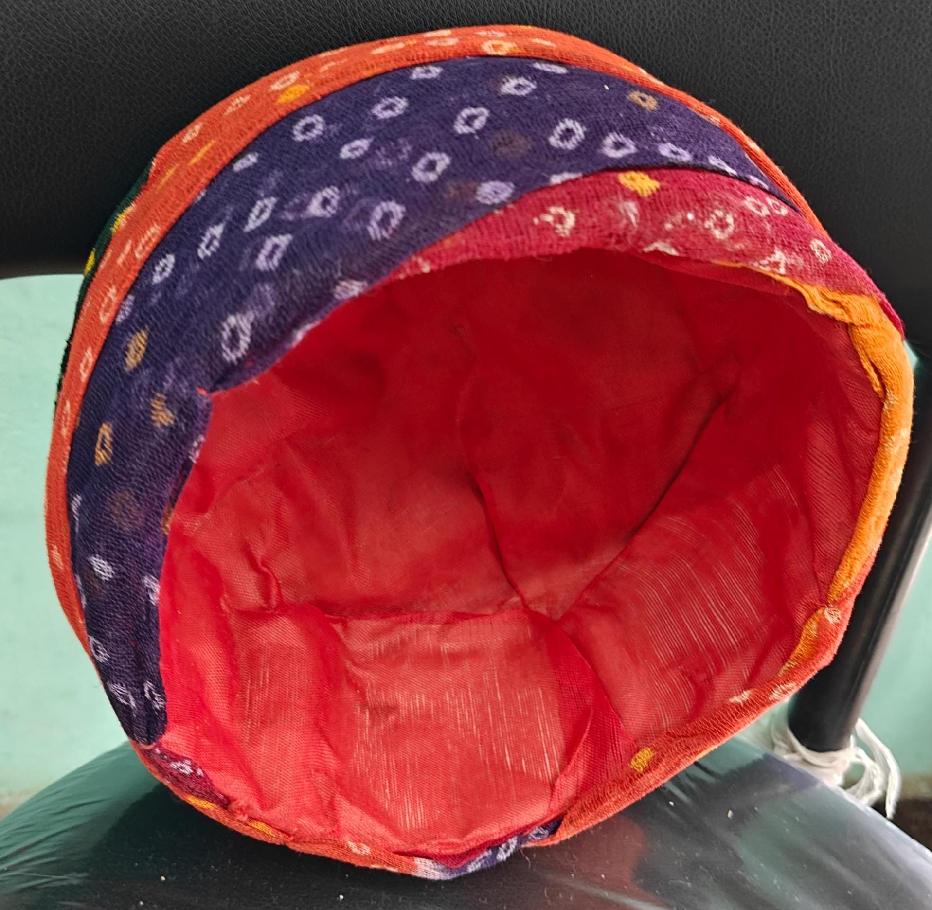 Kids Bandhej Printed Cotton Turban: Rajasthani Pagdi Safa Pheta