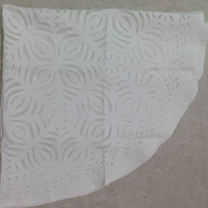 Ethnic Applique Organza Cotton Cut-work With Hand Stitching Work Made Home  Decorative Round & Square Table cover,TableCloth Size:@Available