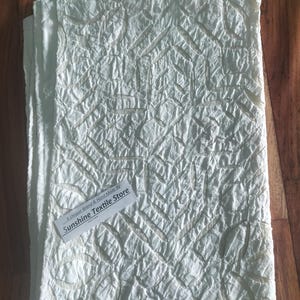 Indian Applique Cotton Bedspread: Hand-Stitched Cut-Work Throw