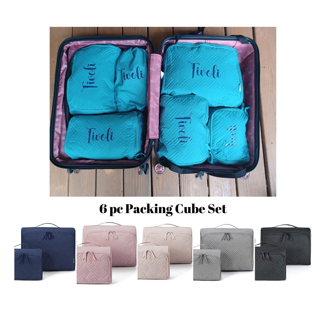 Personalized Packing Cubes Monogram Etsy