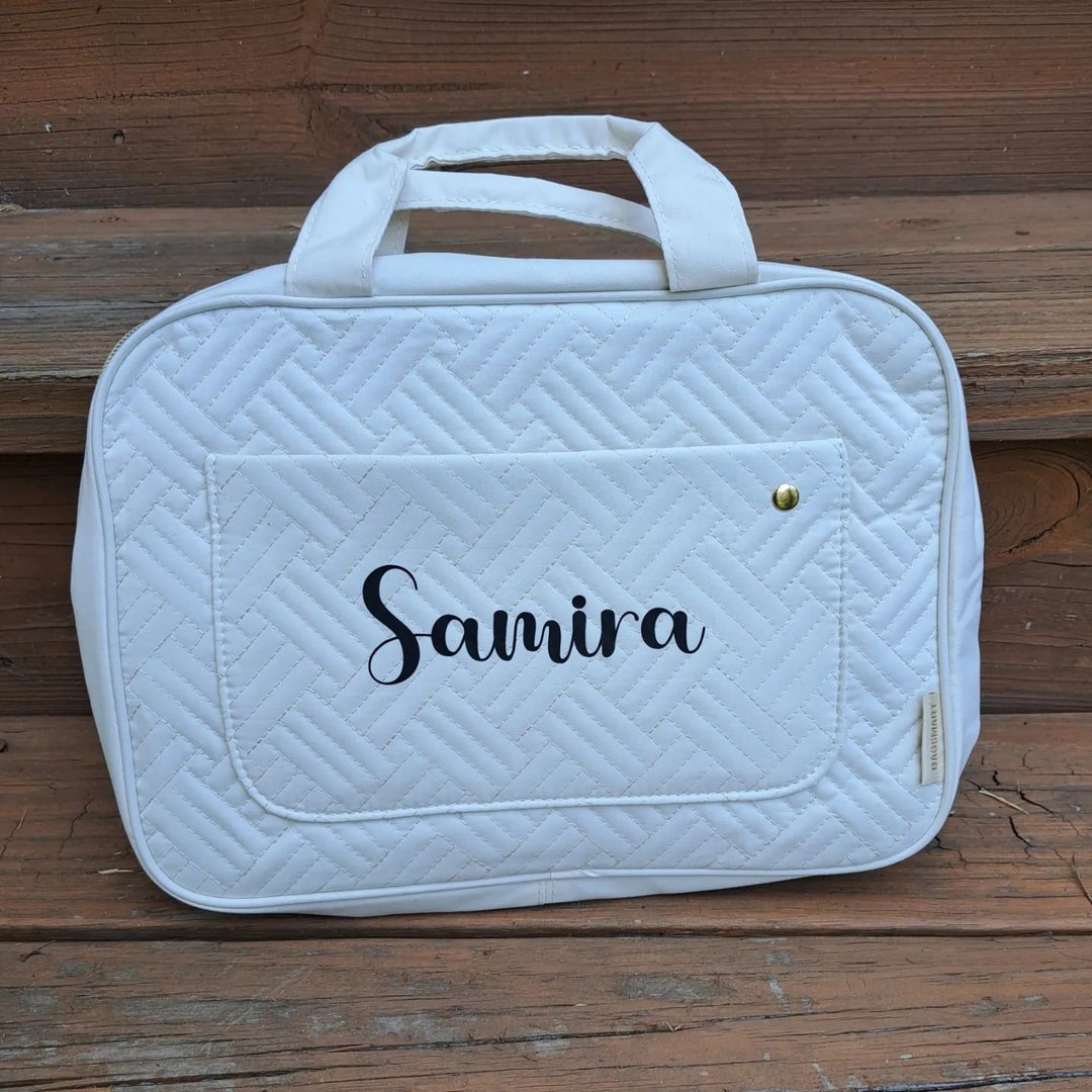 Luxe Gloss Hanging Toiletry Case in All Heart Blue main image 1