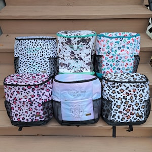Personalized Cooler Backpack | Lake Day, Beach Trip, Can Cooler, Monogram
