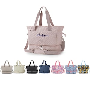 Personalized Tote Bag | Weekender, Carryon, Gym Bag, Yoga Bag, Hospital Bag, Monogram