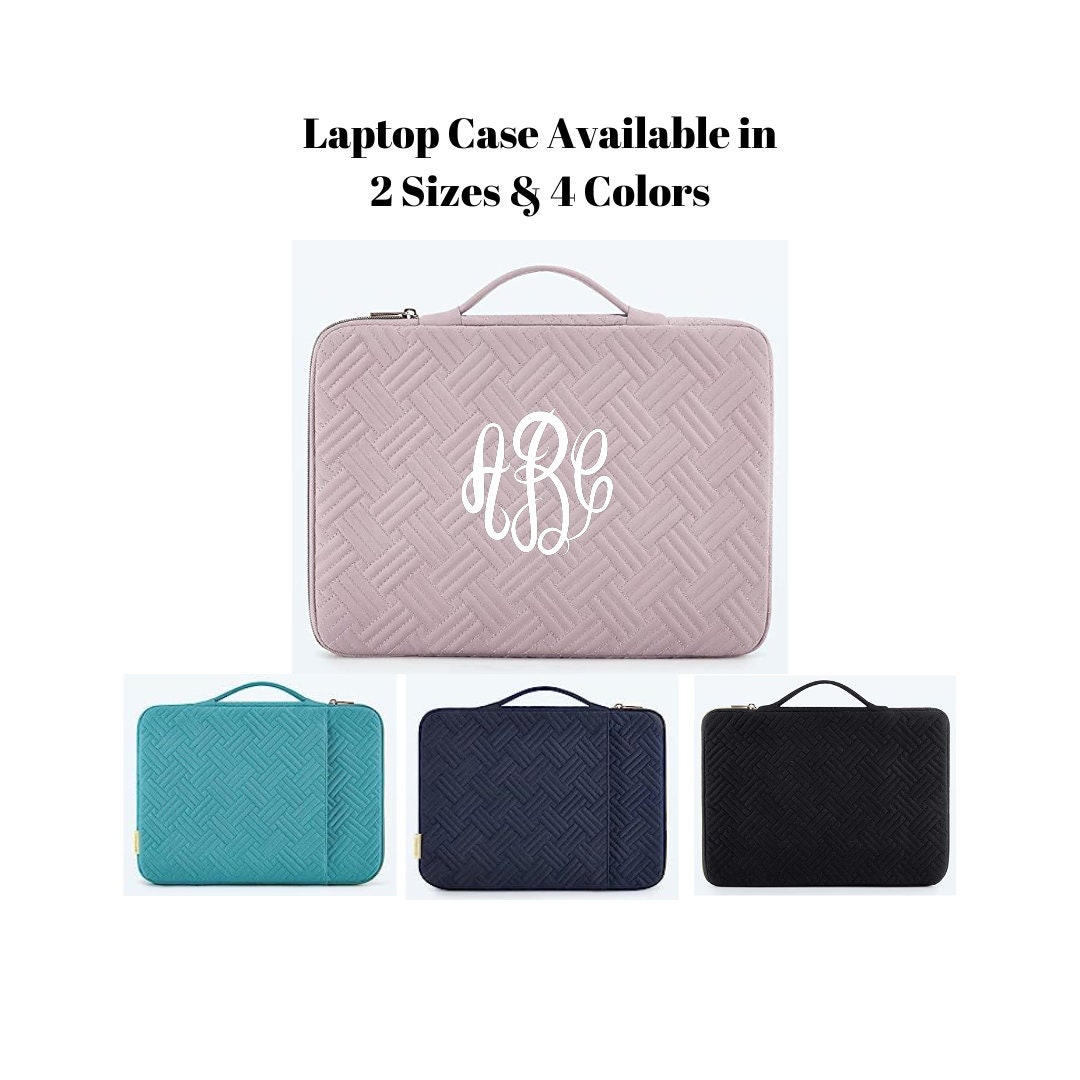Personalized Laptop Case Monogram Etsy