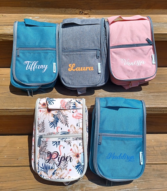 etsy hanging toiletry travel bag Personalized Hanging Toiletry Case Zippered | Makeup Bag, Travel Case,  Monogram