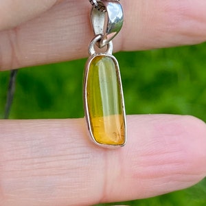 Baltic Amber Sterling Silver Pendant