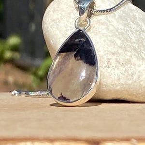 Blue John Sterling Silver Pendant